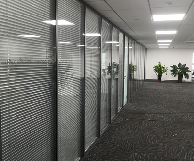 双玻百页玻璃隔断