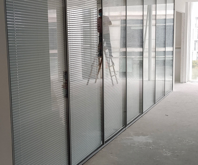 双玻百页玻璃隔断